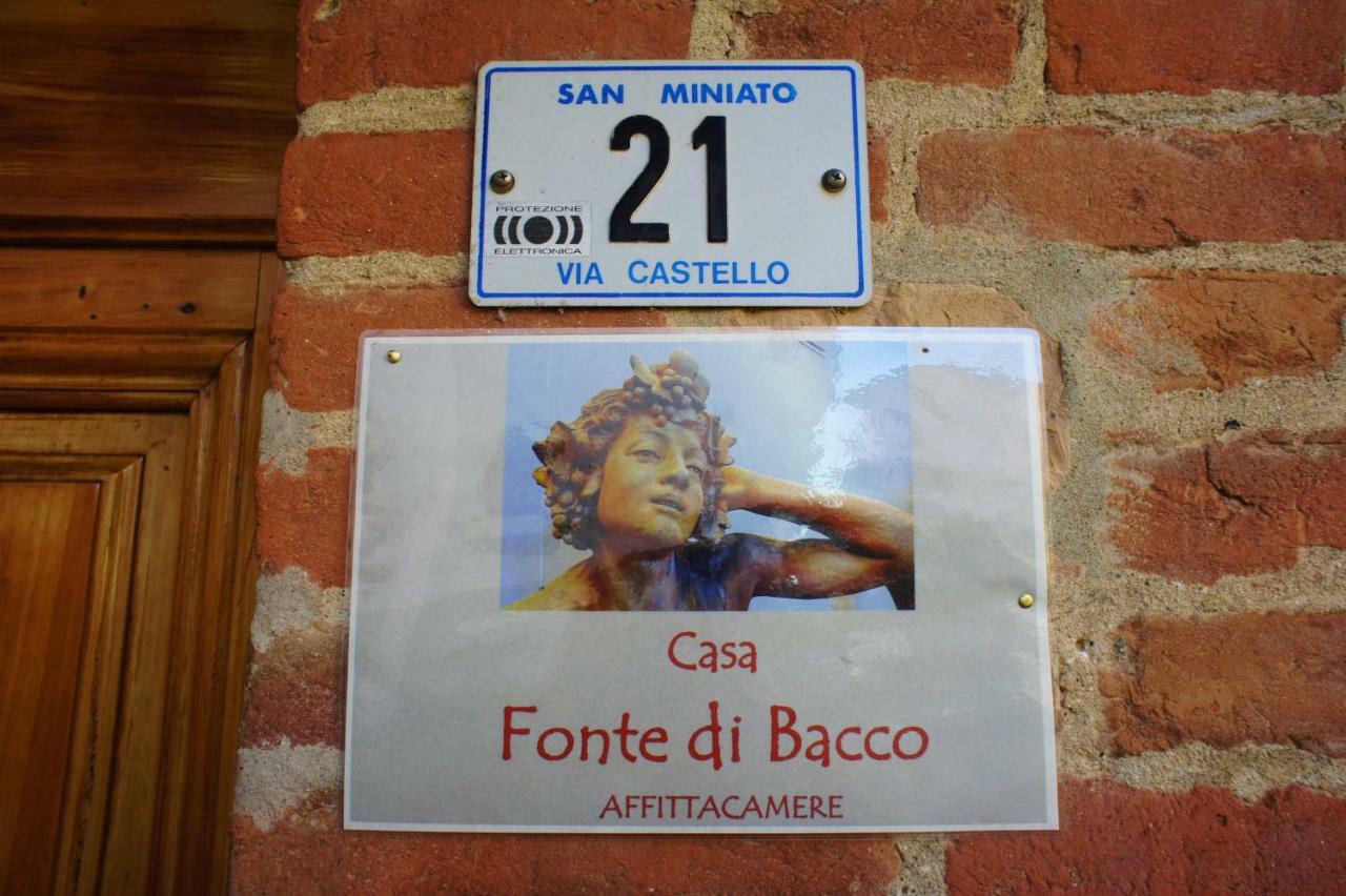 Casa Fonte Di Bacco Hotel San Miniato Exterior foto